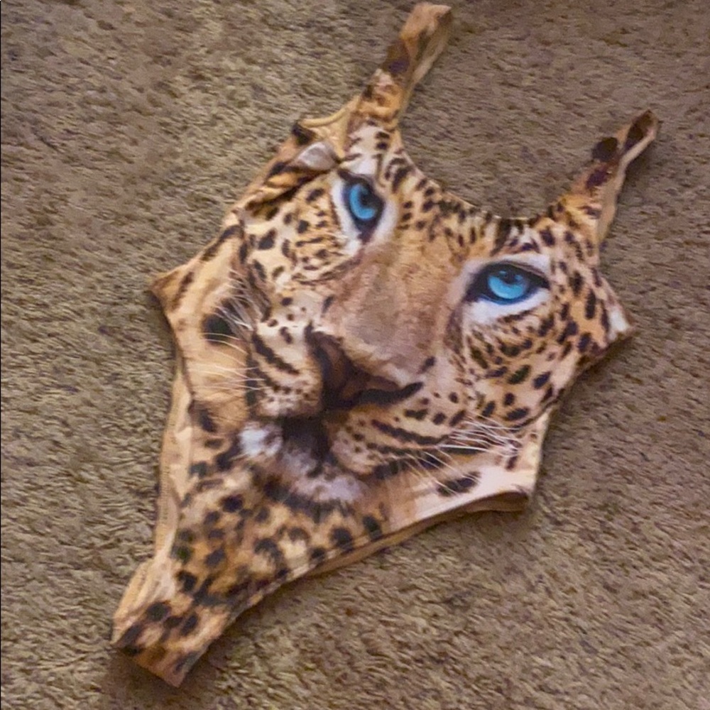 Leopard bathing suit